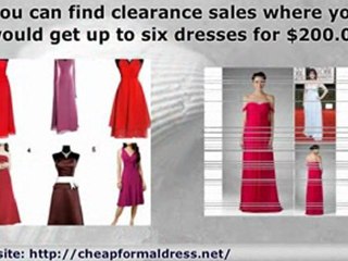 Cheap Formal Dresses  Who Says Cheap Cannot Be Chic?