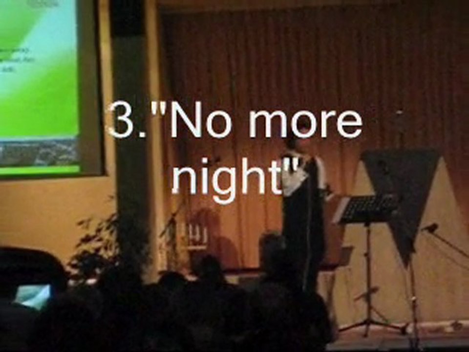 Eddy sing at adventist church in Belgium (Anvers)