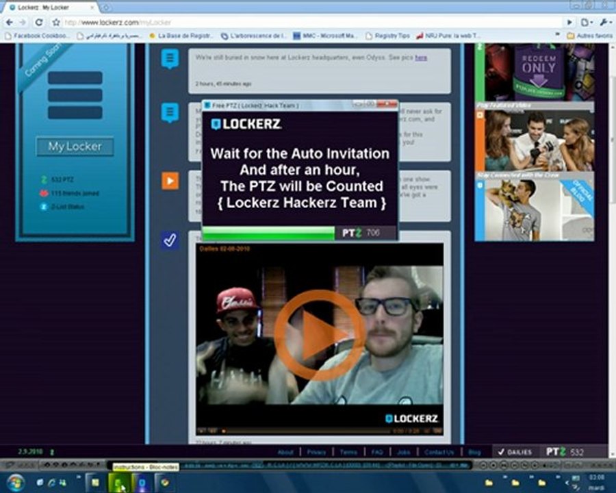 Lockerz Hack Lockerz Free PTZ1