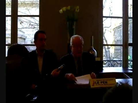 JEAN-MARIE LE PEN - AIX EN PROVENCE - 07/02/2010