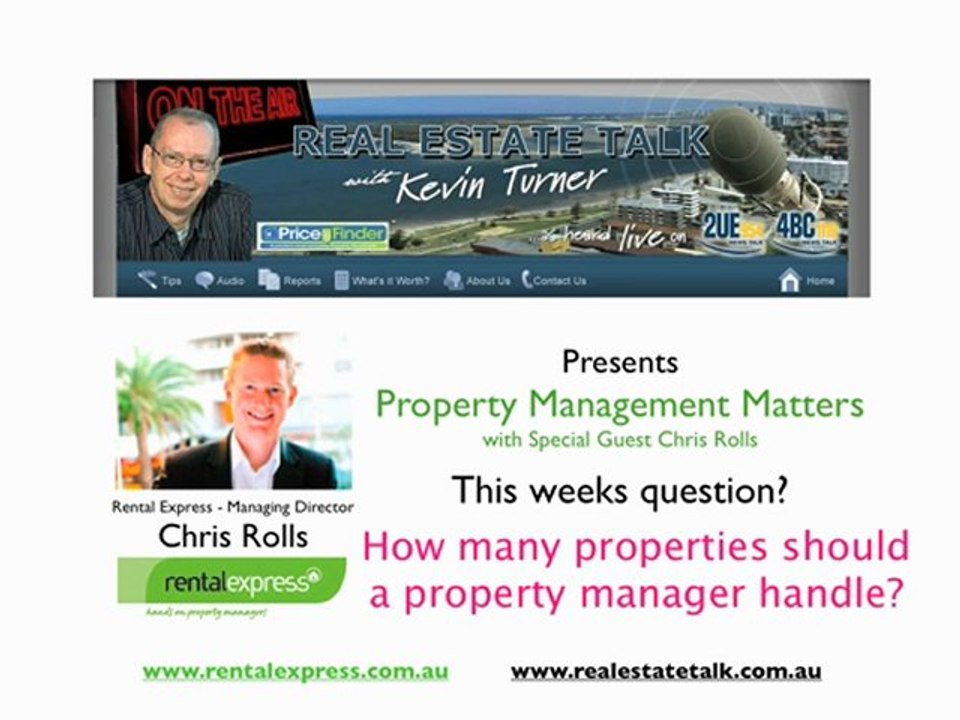 How many properties should a property manager handle?
