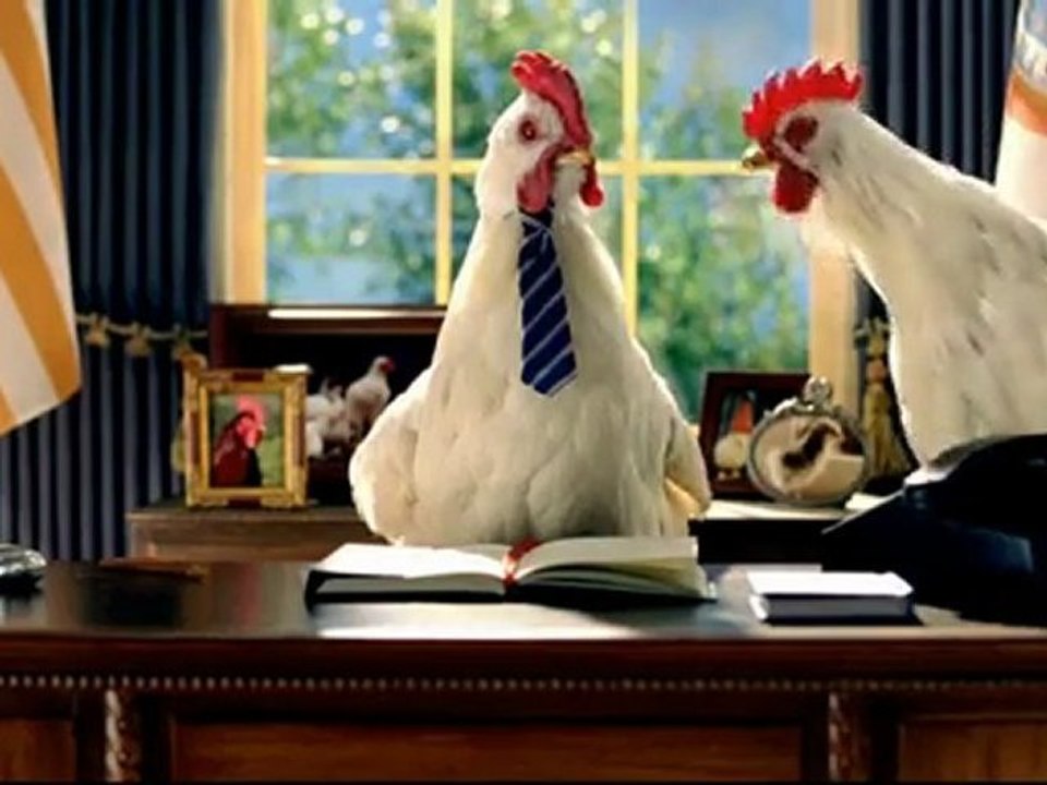 Denny's "Chicken" Super Bowl Ads 2010 Commercials All 3 Her