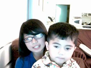 Teaching my brother Japanese ^^