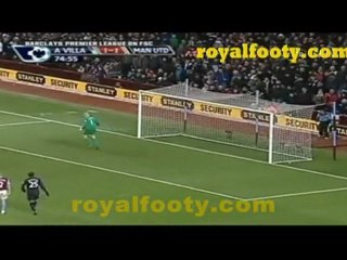 aston villa 1-1 manchester united HD