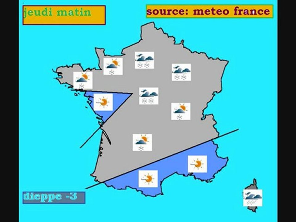 meteo jeudi 11 fevrier 2010