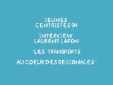 Interview Laurent LAFON : Les transports en Ile de France