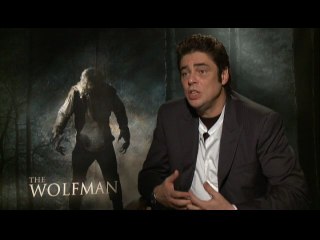 Benico Del Toro - The Wolfman Video Interview Part 1