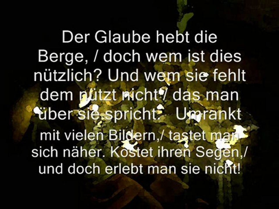 liebe verloren