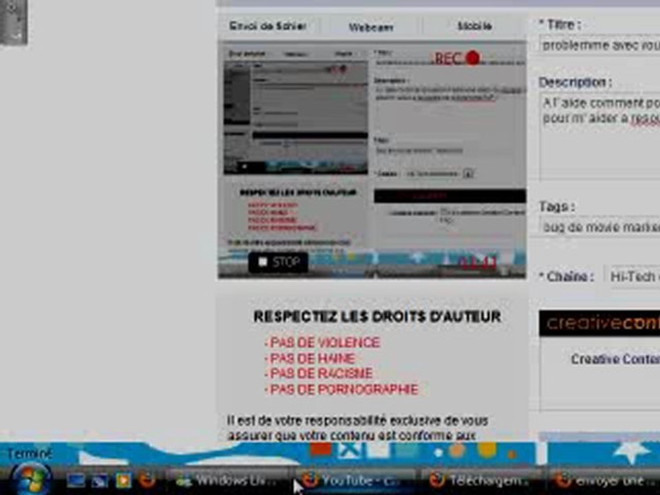 HAAAAA WMM accepte pas les video de youtube