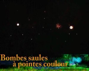 Bombes saules à pointes couleur