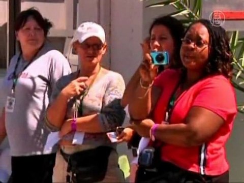 Анжелина Джоли посетила Гаити