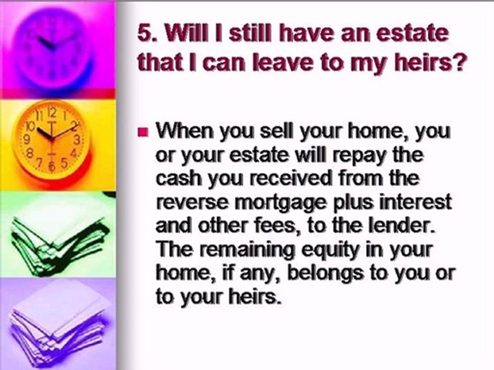 Reverse Mortgage, FHA HECM, Illinois,