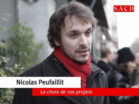 Nicolas Peufaillit : le choix de vos projets
