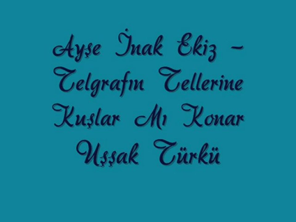 Ayşe İnak Ekiz-Telgrafın Telleri