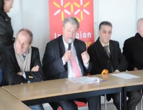 CAP D'AGDE - 2010 - GEORGES FRECHE PRESENTATION DE son programme touristique pour la région 1