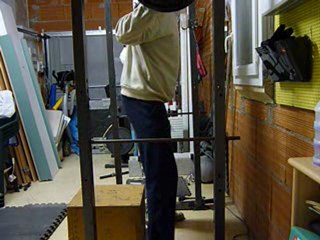 Box squat 10 février 2010  à 70 kg