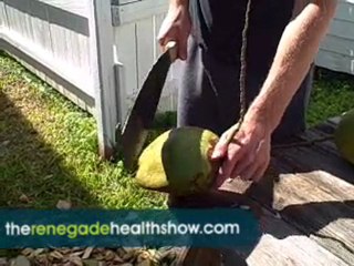How to Cut Open a Coconut #503