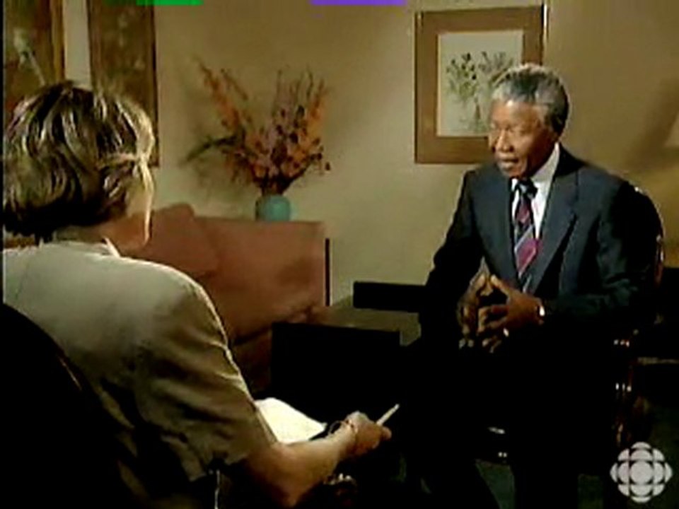 Nelson Mandela interviewé le 19 juin 1990