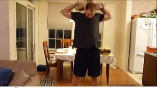 Phone book ripping upper body workout