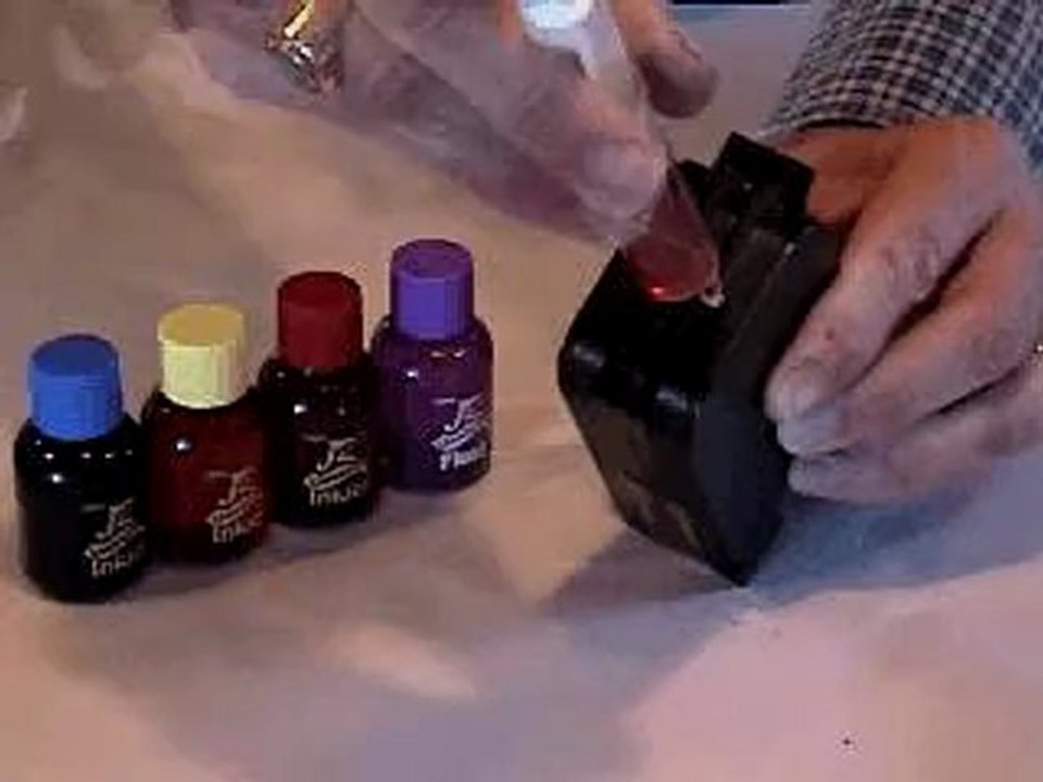 Refill Instructions for HP17 & HP78 ink cartridges