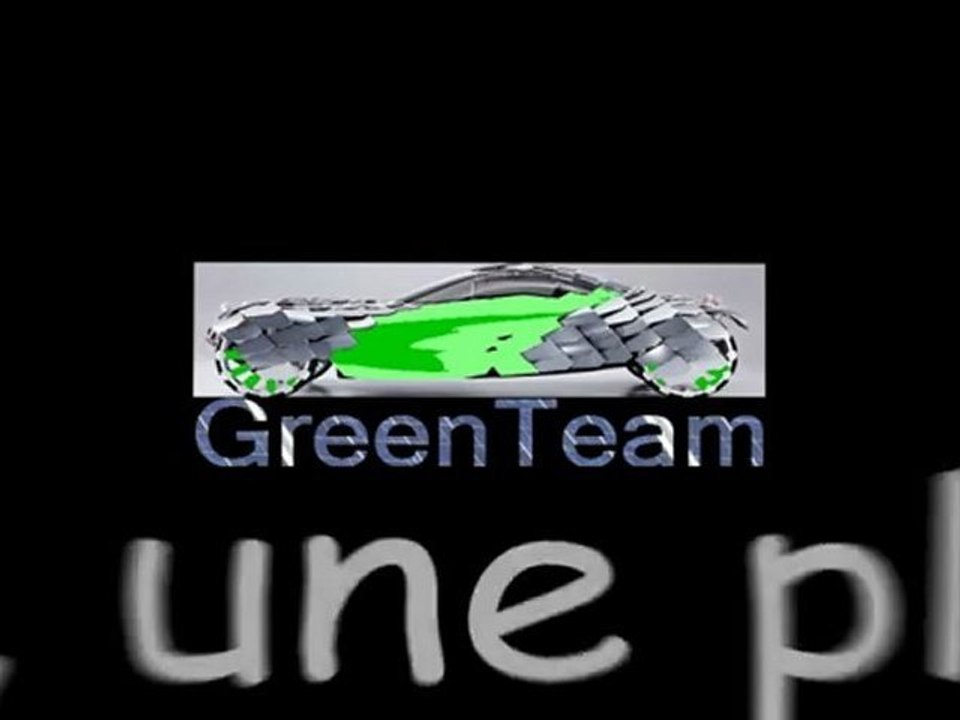 Animation slogan + logo GreenTeam.