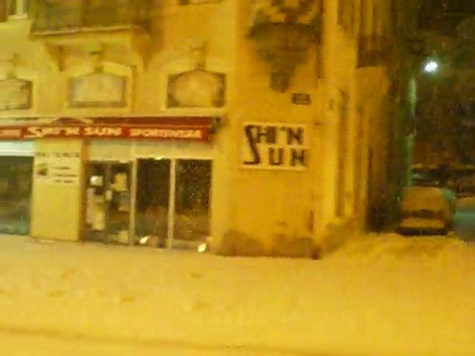 La Bourboule: Nocturne hivernale