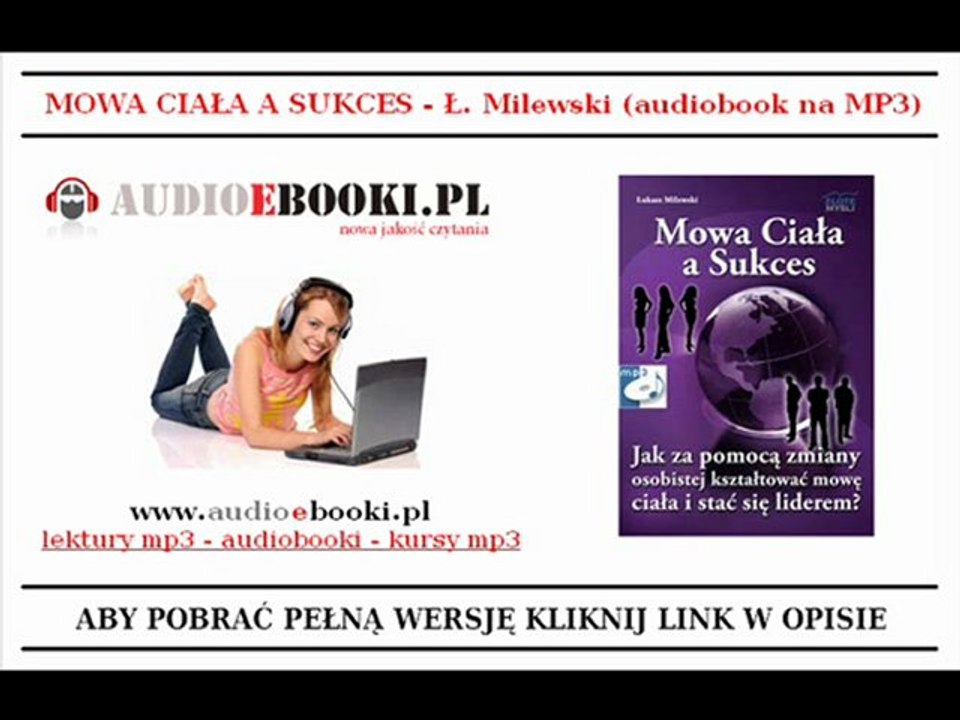 MOWA CIAŁA a SUKCES - Jak czytać w myślach (Poradnik MP3)ZM