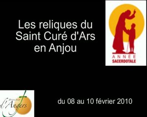 Les reliques du Saint Curé d'Ars