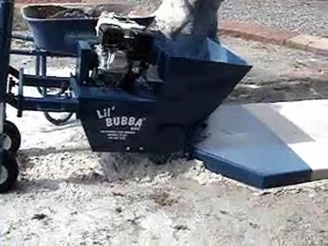 Lil' Bubba Curb Machine Makes A 36 Inch Walkway