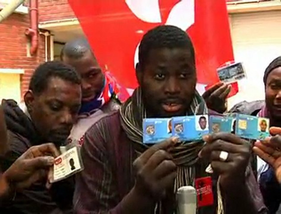 Avec les grévistes sans-papiers de la rue du Regard Reportag