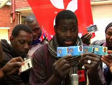 Avec les grévistes sans-papiers de la rue du Regard Reportag