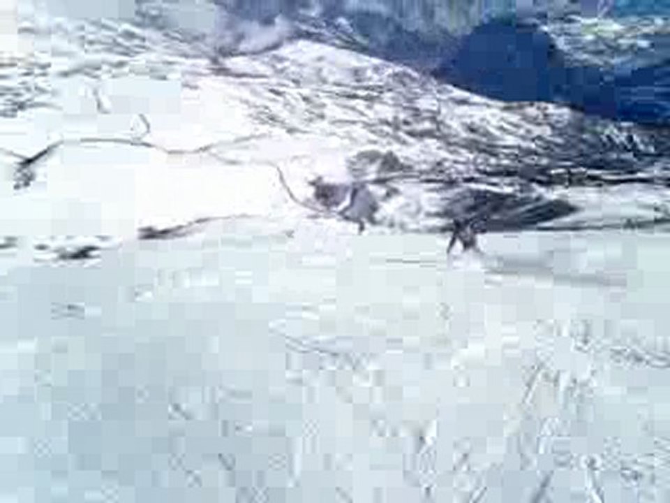 Ski piste noire le Corbier les Sybelles en camera embarquée
