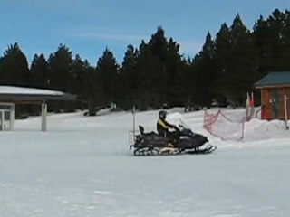 Plateau de Beille : moto des neiges