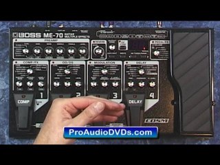 Roland Boss ME-70 loop harminist unbox tutorial DVD ...