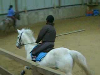 petit tour de galop dans le manège