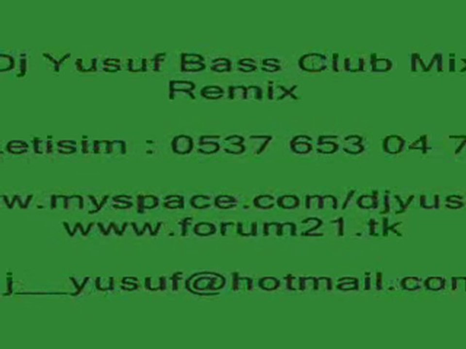 Dj Yusuf Bass Club Mix Remix 3