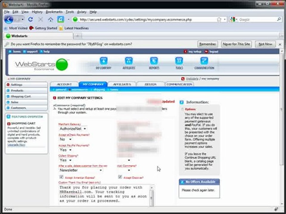 How To Setup Paypal With WebStarts Ecommerce