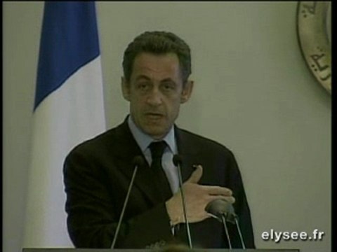 Conférence presse conjointe avec M. Mohammed Hosni MOUBARAK