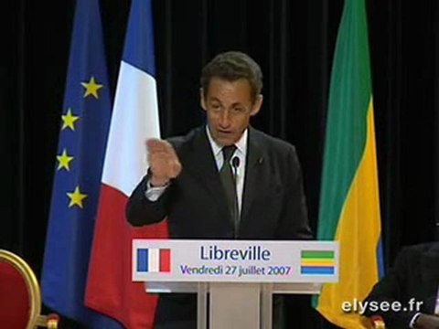 Allocution devant les parlementaires du Gabon