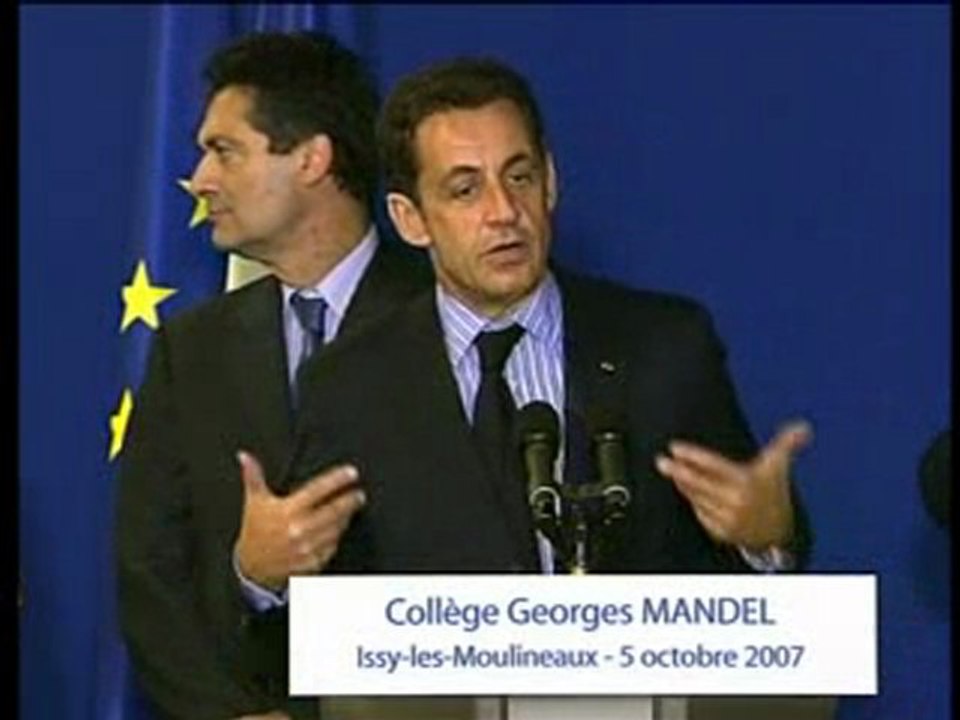 Discours au Collège Georges Mandel