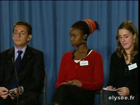 Débat avec les élèves du lycée Romain Rolland à Berlin