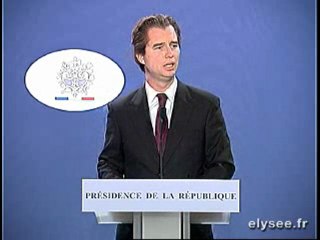 Agenda Présidentiel du 16 au 23 novembre 2007