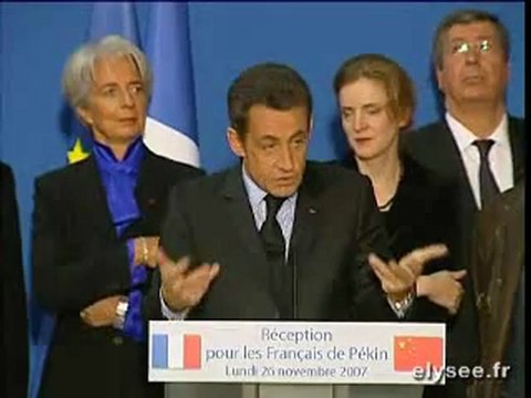 Discours devant la communauté française de Pékin