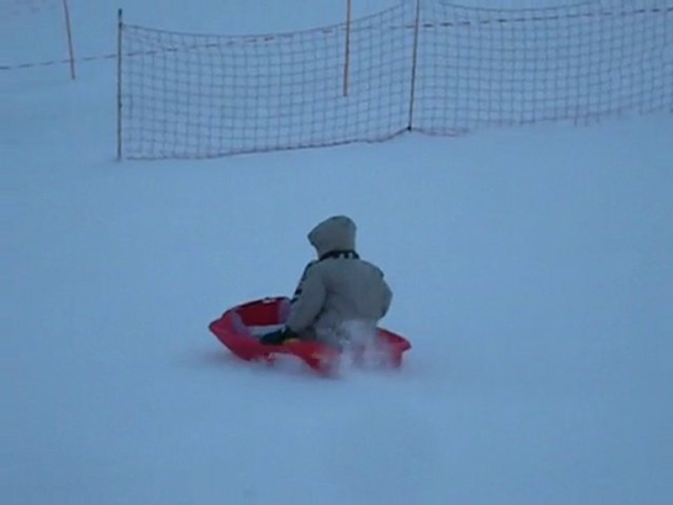 Romane luge à Réallon3
