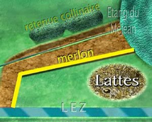 Lutte contre les inondations à Lattes, chenal de la Lironde