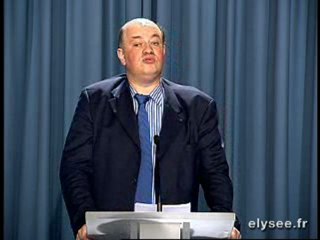 Conférence de presse de M. Alain BAUER