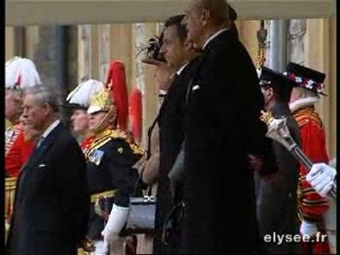 Cérémonie d'accueil Londres