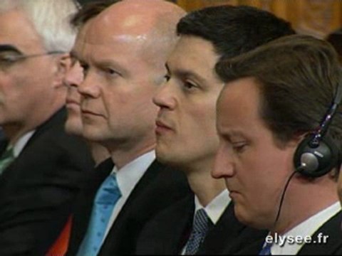 Discours devant les deux chambres du Parlement britannique