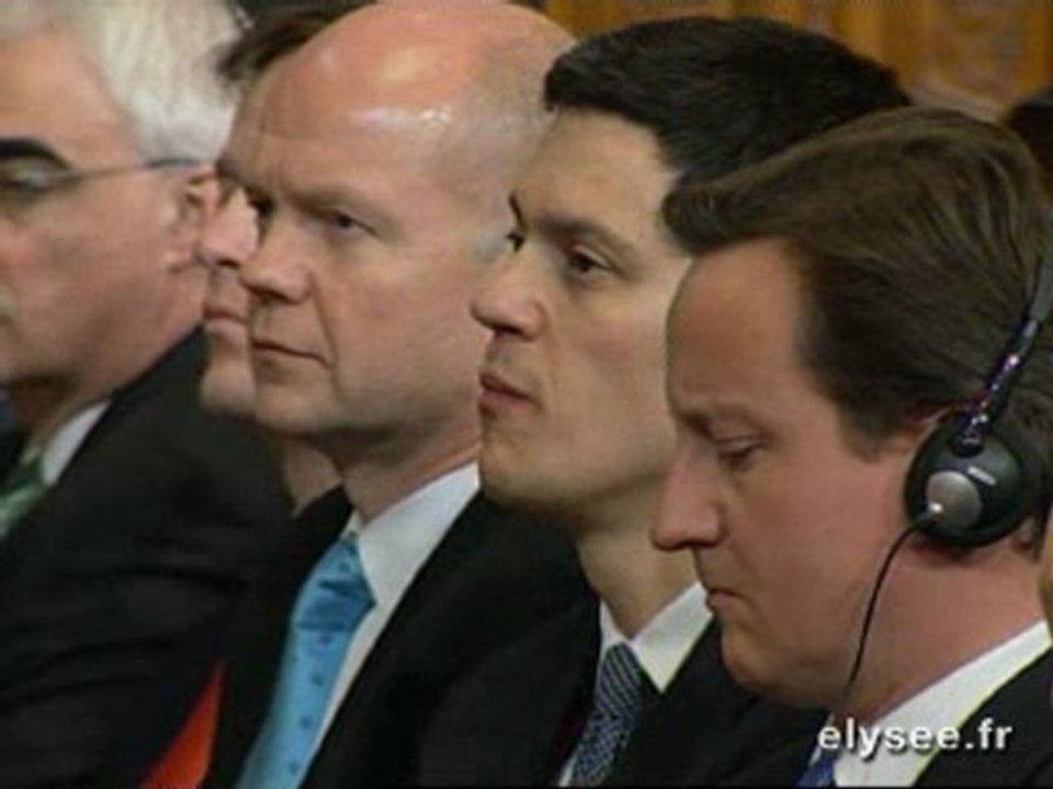 Discours devant les deux chambres du Parlement britannique