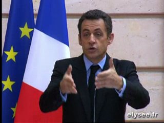 Allocution : remise du Rapport Attali